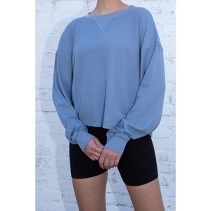 Brandy Melville Laila Thermal Top - Periwinkle